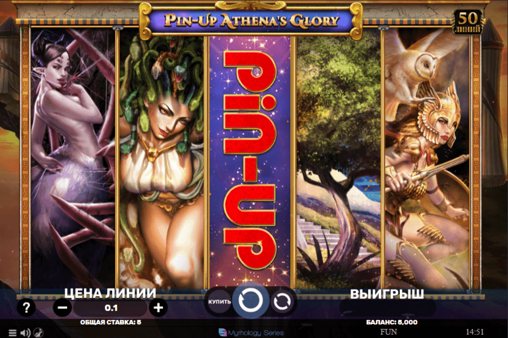 Pin-Up Athena's Glory: Ücretsiz veya Gerçek Parayla Oynayın